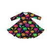 HALLOWEEN SPOOKY NEON PUMPKIN DRESS