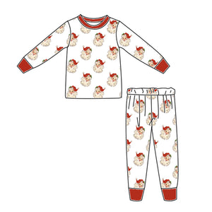 SANTA  PAJAMAS  RED