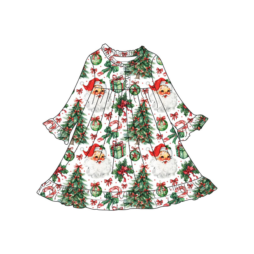 RED SANTA CHRISTMAS TREE NIGHTGOWN