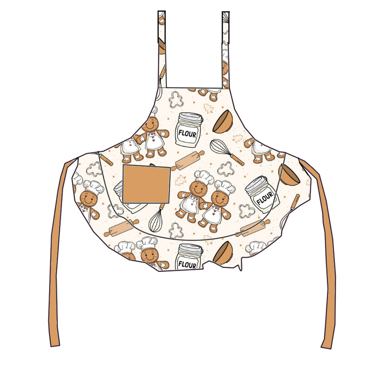 CHRISTMAS BAKING APRON KIDS AND ADULTS - PREORDER - IVORY - Christmas2025