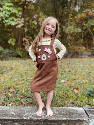 BEAR OVERALLS DRESS & TOP