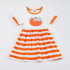 PUMPKIN STRIPE DRESS