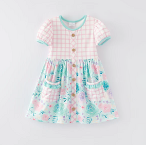 SPRING FLORAL DRESS