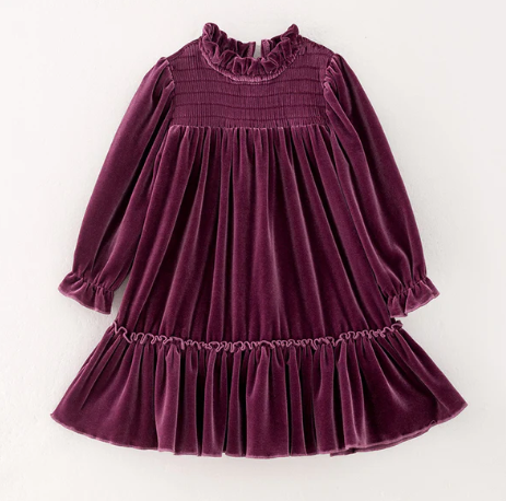 HOLIDAY VELVET DRESS