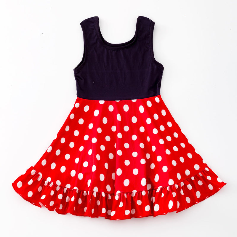 RED POLKA MOUSE TANK DRESS (MOMMY & ME) PRESALE