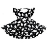 GRADUATION TWIRL DRESS - BLACK