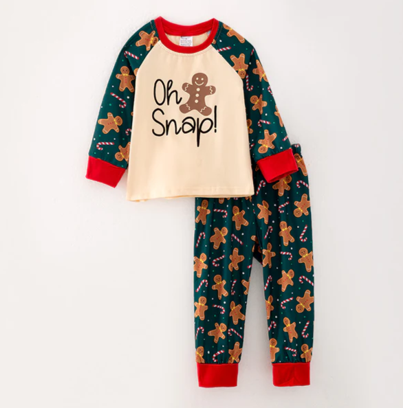 GINGERBREAD UNISEX PAJAMAS