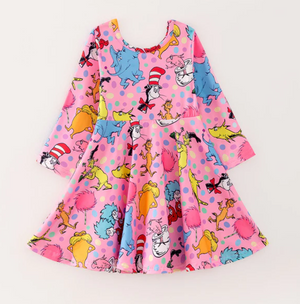 PINK READING DRESS PREORDER