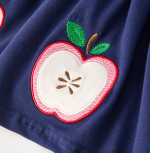 BACK TO SCHOOL APPLE SHORT SET