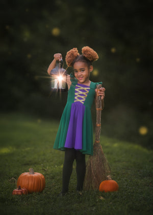 WINNIE SISTER SOFT COTTON TWIRL DRESS
