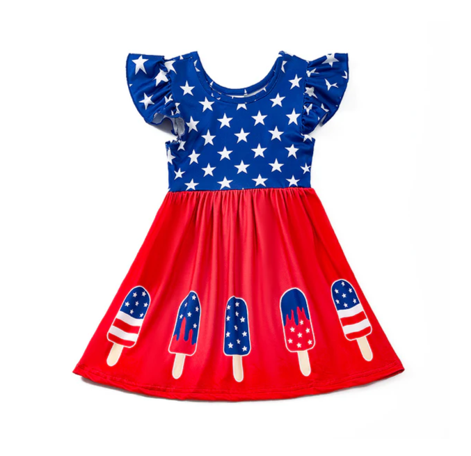 PATRIOTIC POPSICLE DRESS