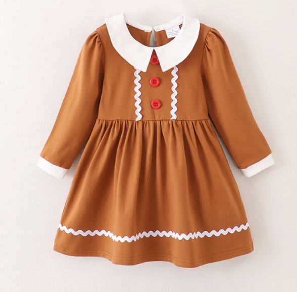 GINGERBREAD COOKIE DRESS