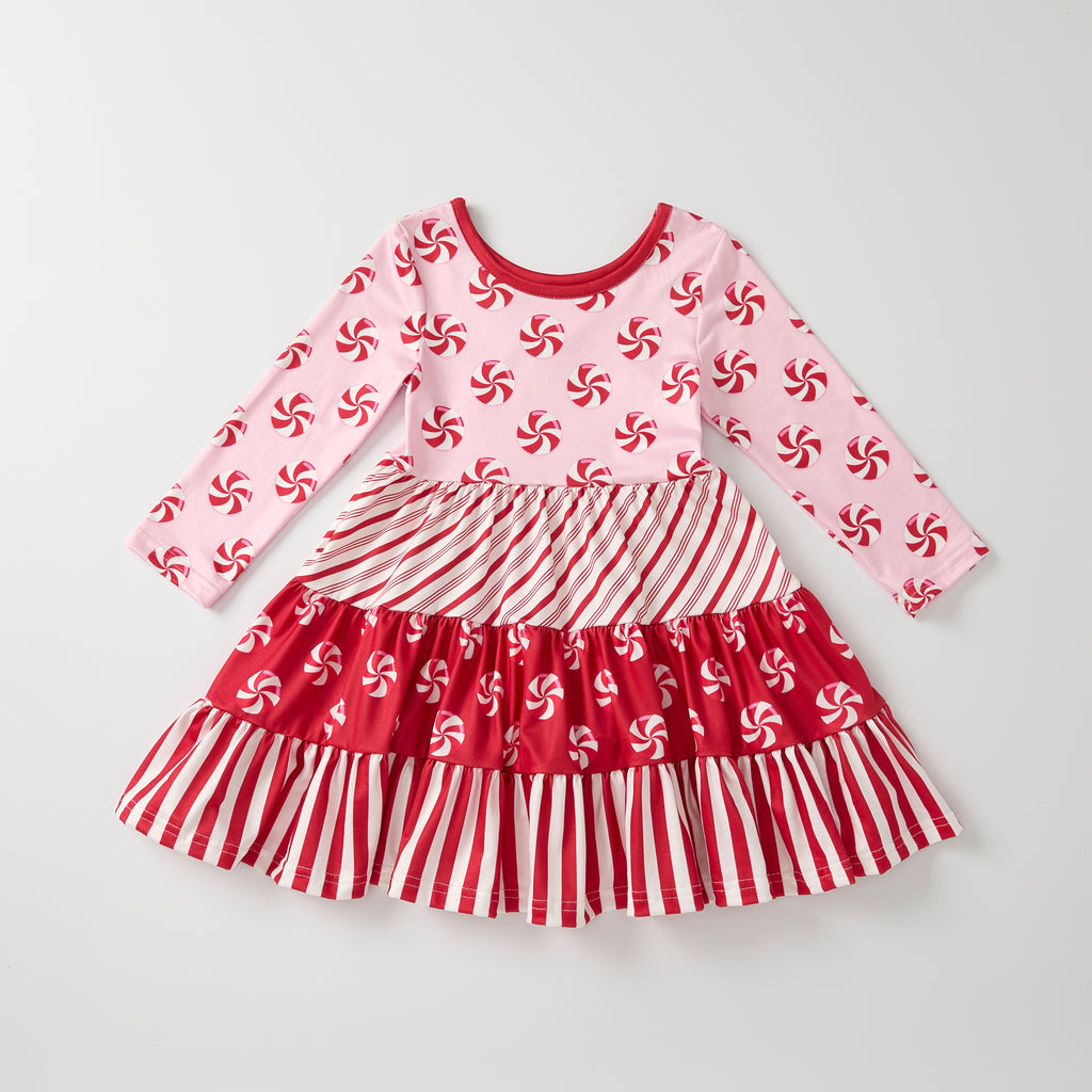 CANDY CANE & PEPPERMINT LAYER DRESS - Christmas2025