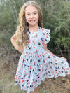 CHICKEN FLUTTER DRESS