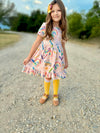 BACK TO SCHOOL RAINBOW PAINT DRESS