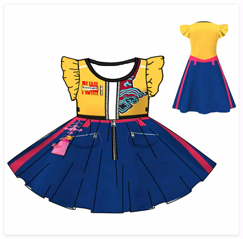 KPOP TWIRL DRESS STYLE #3 PRE-ORDER - Halloween Guaranteed - HC2025