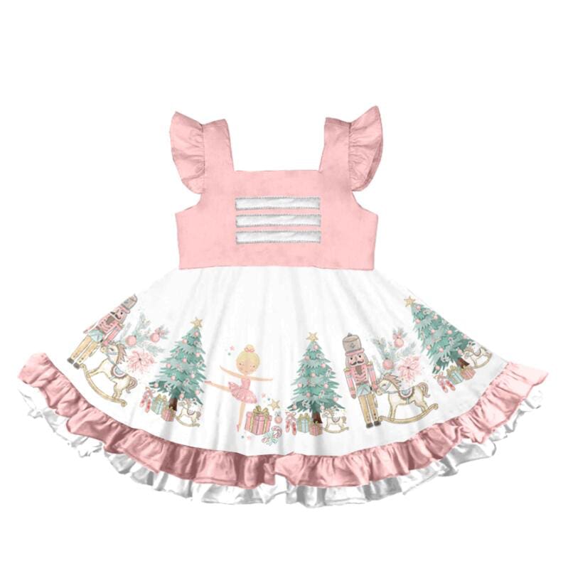 PINK NUTCRACKER BALLERINA FLUTTER DRESS PRESALE