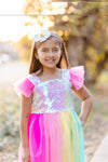 SPRING RAINBOW SPARKLE TUTU DRESS