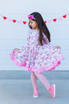 LOVE GUMMY CANDY BACK BOW DRESS