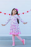 LOVE GUMMY CANDY BACK BOW DRESS