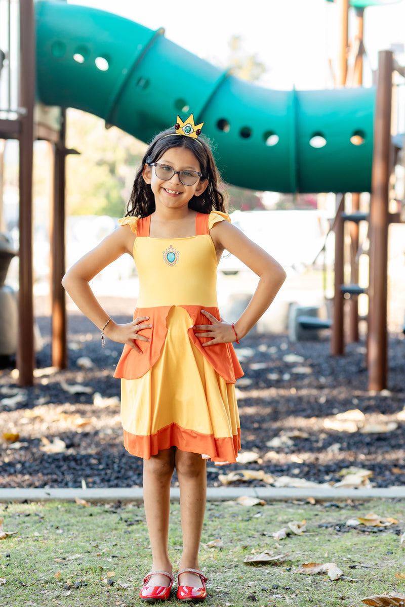 PRINCESS DAISY TWIRL DRESS