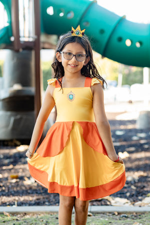 PRINCESS DAISY TWIRL DRESS