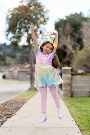 RAINBOW SPARKLE DRESS