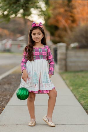 NUTCRACKER PLAID DRESS