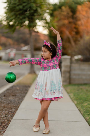 NUTCRACKER PLAID DRESS