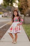 GINGERBREAD PLAID DRESS