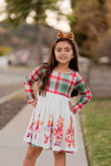 GINGERBREAD PLAID DRESS