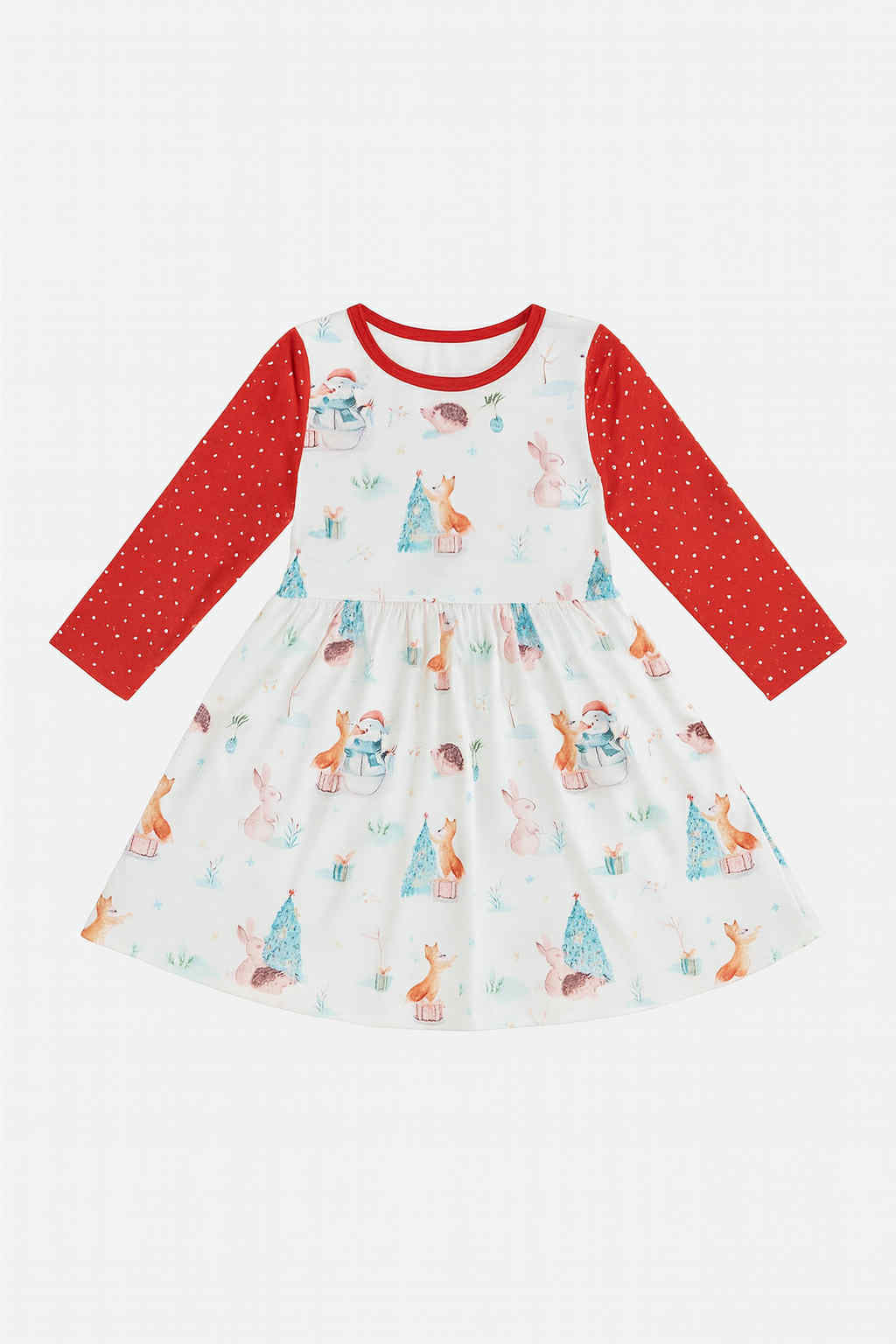 WINTER ANIMALS DRESS