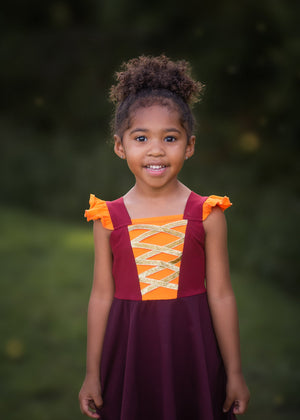 MARY SISTER SOFT COTTON TWIRL DRESS - Halloween2025