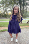 PURPLE SPARKLE DRESS