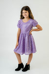 EVA PURPLE SPARKLE DRESS PRESALE