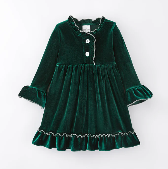 GREEN VELVET NIGHTGOWN - PRESALE