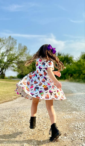 SPOOKY CUPCAKES DRESS