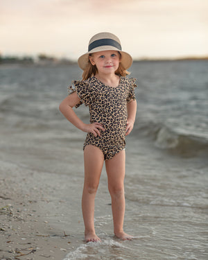 ANIMAL PRINT ONE PIECE SWIMSUIT