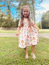 EMMA PUMPKINS SHORT SLEEVES DRESS