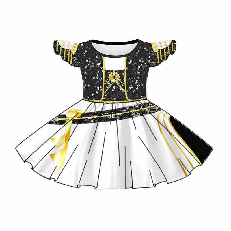 KPOP SPARKLE TWIRL DRESS STYLE #3 PRE-ORDER - Halloween Guaranteed