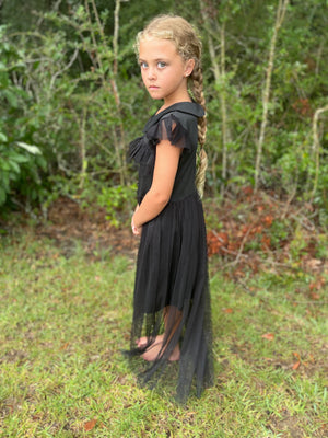 BLACK TULLE DRESS PRE-ORDER