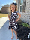 GRADUATION TWIRL DRESS - BLACK