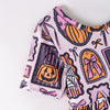 SPOOKY GHOST BACK BOW DRESS - Halloween2025