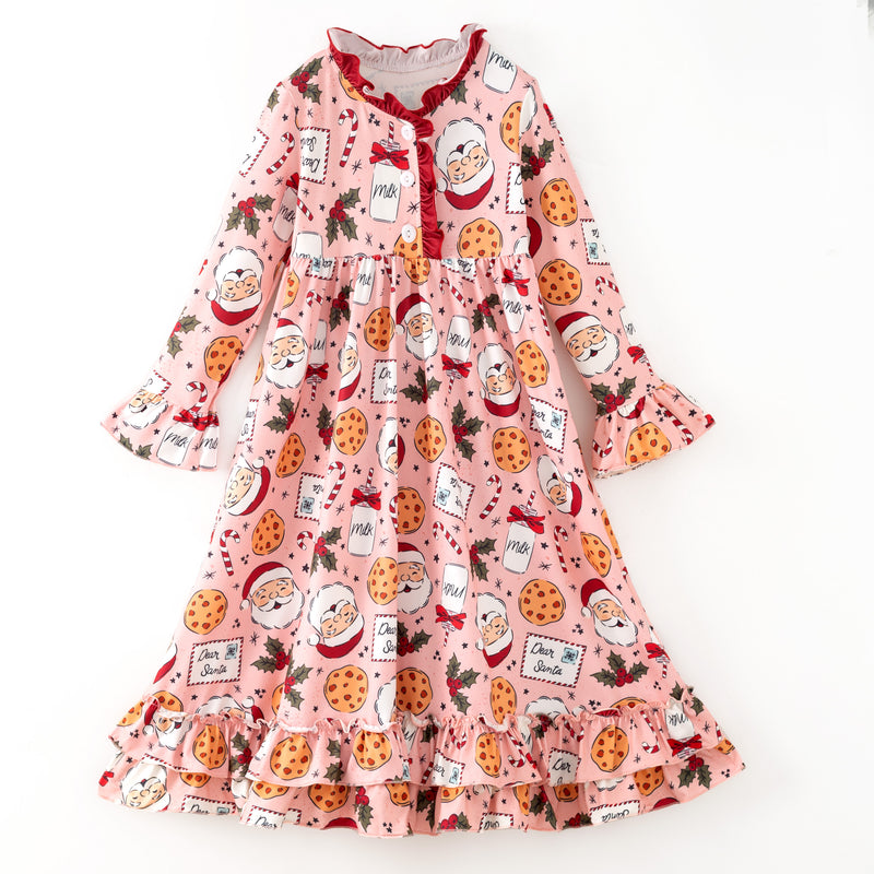 DEAR SANTA NIGHTGOWN - PINK -  Christmas2025 - Preorder