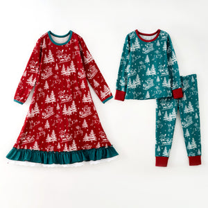 CHRISTMAS TOILE NIGHTGOWN - Christmas2025