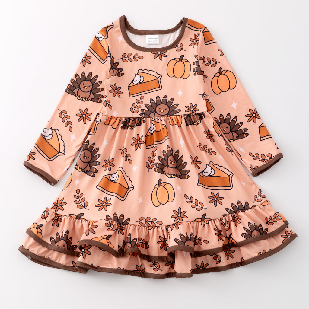 THANKSGIVING TURKEY PIE DRESS PRESALE