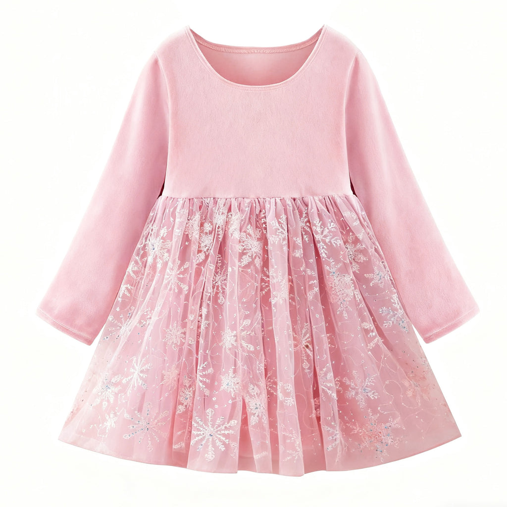 PINK SNOWFLAKE DRESS - Christmas2025 - PRESALE