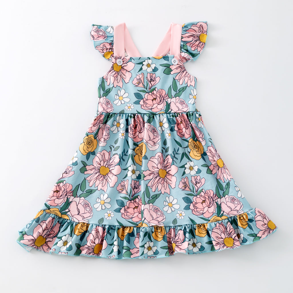 SPRING FLORAL DRESS