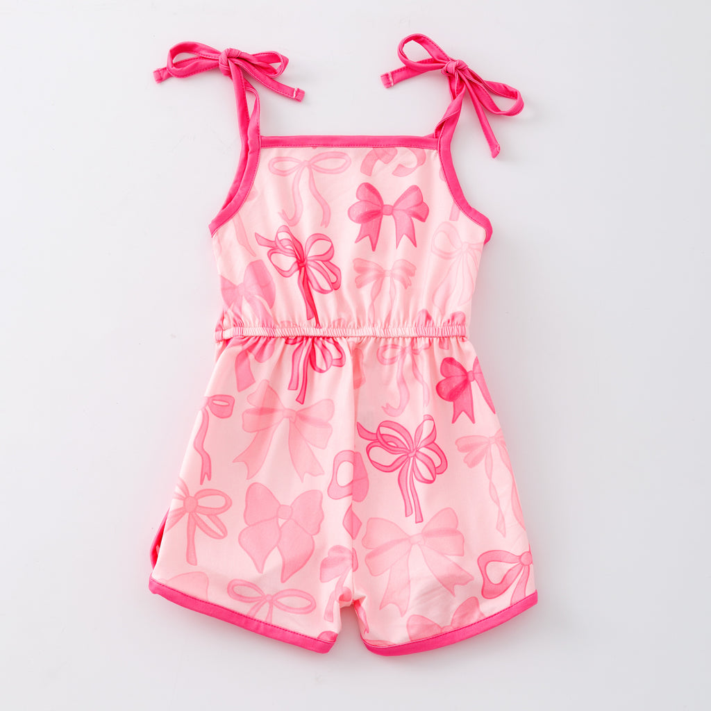 PINK BOW ROMPER