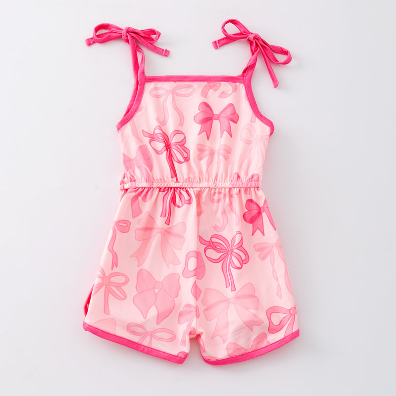 PINK BOW ROMPER